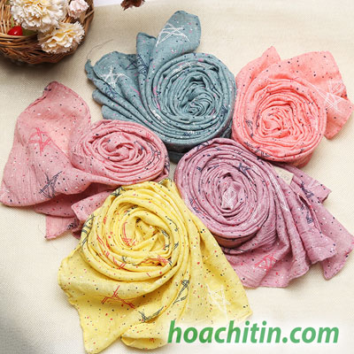 Khăn choàng cotton cho bé - Công Ty TNHH Hoa Chí Tín